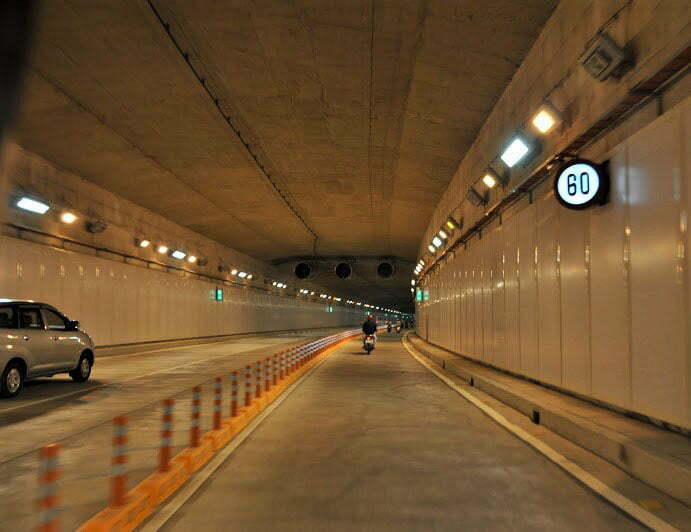 Chiếu sáng hầm dự án đường cao tốc Quảng Ngãi – Đà Nẵng đoạn Km21+500 – Km32+600 