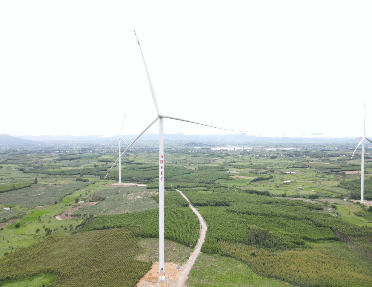 Lắp đặt turbine gió và đường dây 22kV tại TBA Cửu An